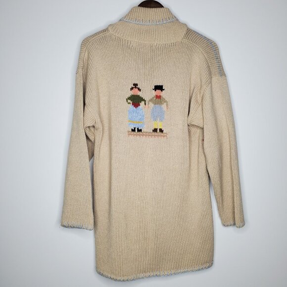 All Week Long Womens Homestead Farmhouse Amish Cardigan Size M Cottage Core - Picture 3 of 11